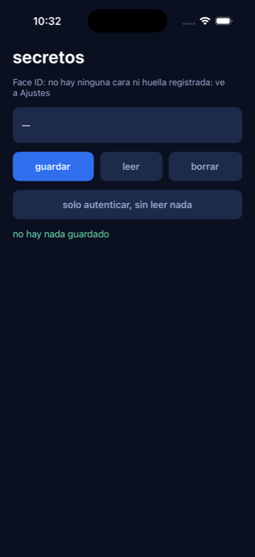 Face ID with nothing enrolled